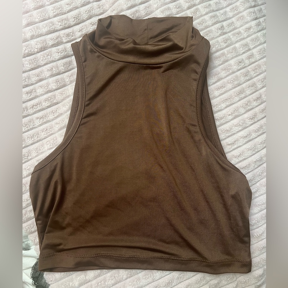 Mock neck top